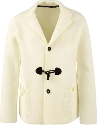 Daniele Alessandrini Baton Alamaro Jas - Heren - Blazers - Beige - S - Wol - Jassen