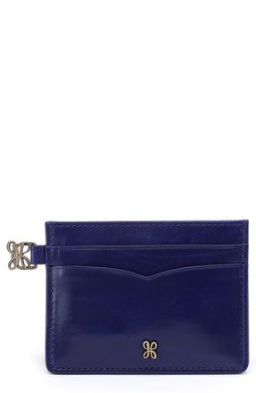 Hobo Charmed Leather Card Case in Winter Violet at Nordstrom
