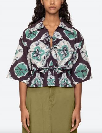 Sea New York Aveline Top In Teal