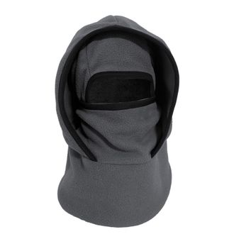 Generic 4-in-1 Outdoor Winter Warm Hat Neckband Integrated Cycling Mask, Windproof Polar Fleece Face Cover, Winter Balaclava Ski Mask, Light Gray, One size