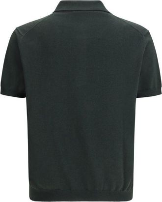 Tom Ford Mens Bicolor Cotton Polo Shirt