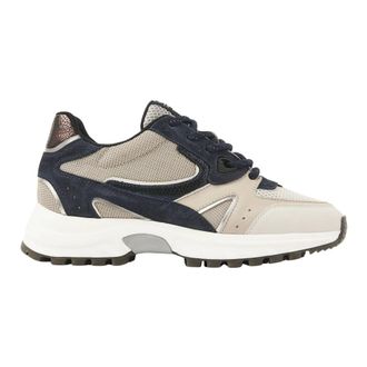 VIA VAI Schoenen, Dames, Beige, 40 EU, Leer, Danae Vicky Sneakers