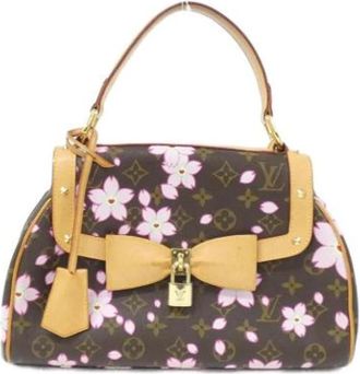 Louis Vuitton Pre-owned Vintage Canvas Handbag - Dames - Vintage Handtas - Bruin - ONE Size - Vintage