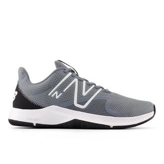 New Balance Mens DynaSoft TRNR V2 in Grey/White/Black/Blue Mesh, size 6.5