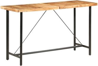 vidaXL Bar Table 180x70x107 cm Solid Acacia Wood vidaXL