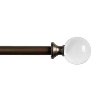 Ballard Designs Set of 2 Crystal Ball Drapery Finials Select Colors - Bronze, 1.25 - Ballard Designs