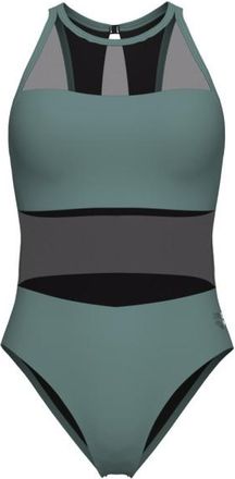Arena Mesh Panels Swimsuit Vent Back Badeanzug f&uuml;r Damen | t&uuml;rkis