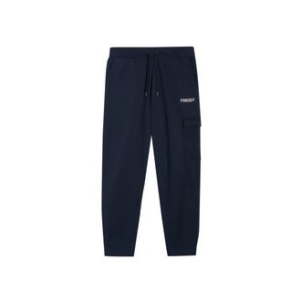 Freddy Pantaloni cargo in felpa con tasca applicata
