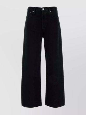 A Gold E denim wide-leg trousers