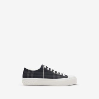 Burberry Check Sneakers, Size: 46.5