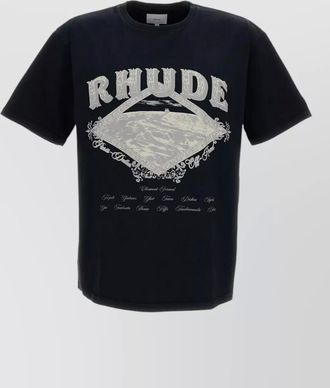 Rhude cotton printed short-sleeve t-shirt