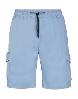 8 by YOOX COTTON WAISTBAND CARGO SHORTS