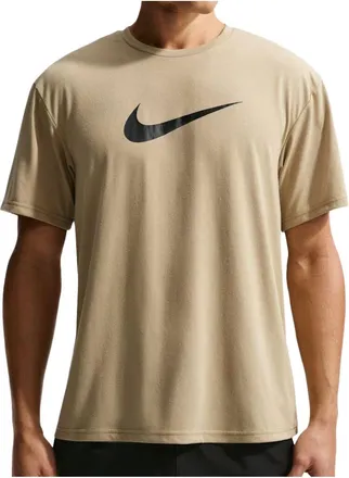 Nike Swim Hydroguard Dri-FIT UV Short Sleeve T-shirt Parachute Beige White NESSG523-241