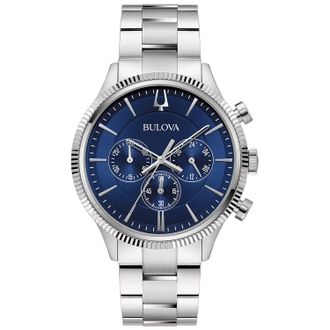 Bulova Mens Classic Blue Dial Watch