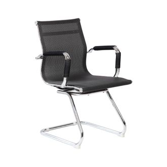 Serena Dmora - Silla De Oficina Dgoldon, Sillas De Oficina Para Sala De Espera Con Reposabrazos, Silla Ergon&oacute;mica Para Sala De Espera, 62x54h89 Cm, Negro