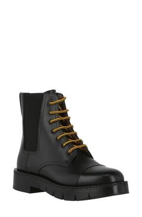 Ferragamo Tolk Combat Boot in Black at Nordstrom Rack, Size 7.5