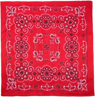 CTM 27 Inch Extra Large Cotton Paisley Bandana (Pack of 6)