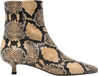 Aeyde Schoenen, Dames, Bruin, 37 EU, Enkellaarsjes