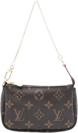 Louis Vuitton Pre-owned Mini Bags, female, Brown, Size: ONE SIZE Pre-owned Mini Pochette Accessoires