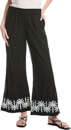 Johnny Was Hannah Linen-Blend Pant