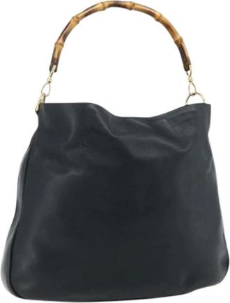 Gucci Pre-owned Shoulder Bags, female, Black, Size: ONE SIZE Pre-owned Vintage Shoulder Bag