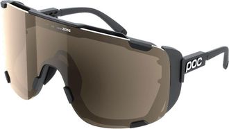 Poc Devour With Extra Clear Lens 9534 Mens Sunglasses Black Size Standard