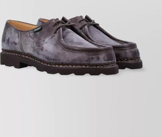 Paraboot leather derby shoes