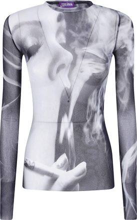 Jean Paul Gaultier Top Printed Smoking Women