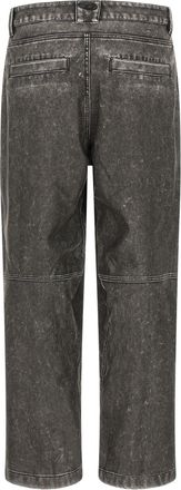 Diesel Distressed Double-Fabric Jeans - gray