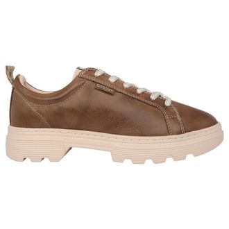 Pikolinos Asturias Vetersneaker - Dames - Veterschoenen - Bruin - 37 EU - Leer - Schoenen