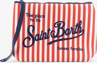 MC2 Saint Barth Pochette Aline in scuba con motivo a righe - MC2 SAINT BARTH - gender_Man