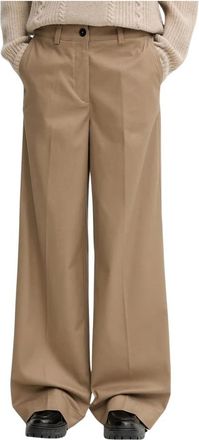 Marc O'Polo Dames, Broeken, Bruin, Maat: XS