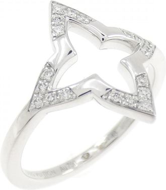 Louis Vuitton White Gold (18K) Band Ring (Pre-Owned)