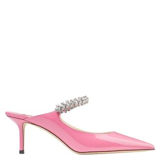 Jimmy Choo London Bing 65 Patent Leather Mules, Brand Size 34.5 ( US Size 4.5 )