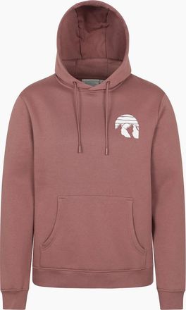 Mountain Warehouse Mens Mountain Warehouse Mens Mountain Badge Hoodie - Tan - Size: 42