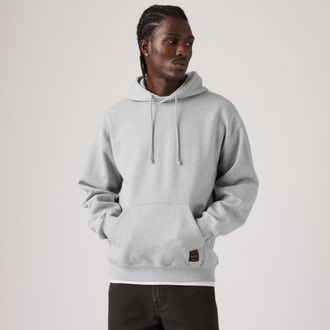 Levi's Workwear Pullover Hoodie - Mens - XL - Grey