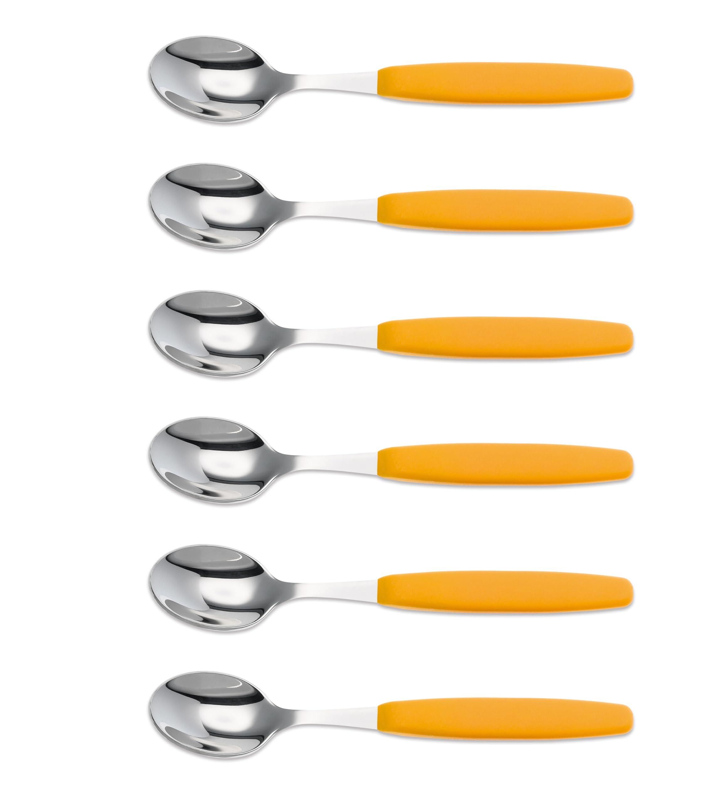 Tupperware Servierlöffel Set – 4 Stück, Schwarz-gelb, 29,8 Cm, Spülmaschinengeeignet Bis 200°C