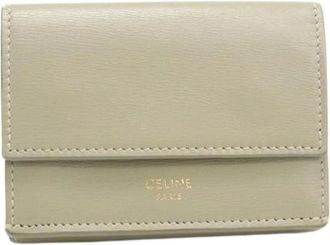 Celine Portafoglio Pre-owned Tri-fold - - Pre-owned - Donna - Beige - ONE SIZE