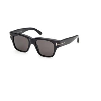 Tom Ford Caine-02 Sunglasses - male - Tom Ford - Sunglasses - Black - 53 MM - Accessories