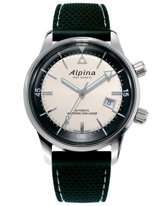 Alpina Seastrong Diver Heritage Heren Horloge Zwart AL-525S4H6