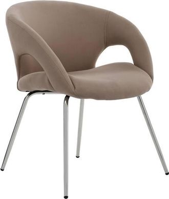 Serena Serena - Silla De Oficina Bathurst, Silla De Espera Con Reposabrazos Para Oficina, Silla De Espera Ergon&oacute;mica, Cm 58x59h72, Marr&oacute;n
