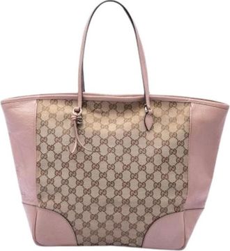 Gucci Pre-owned Bree Tote Bag - Dames - Vintage Shopper - Roze - ONE Size - Leer - Vintage