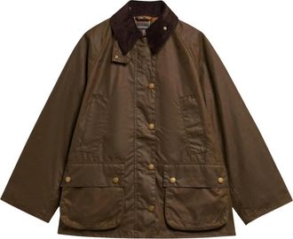 Barbour Bedale Wax Jacket - Dames - Zomerjassen - Bruin - 2XS - Katoen - Jassen