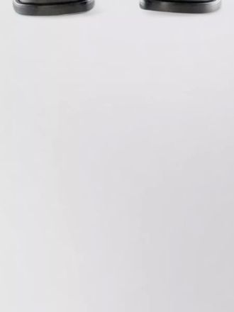 Haikure bibi denim trousers contrast stitching belt loops