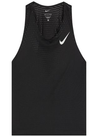 Nike Aeroswift Dri-fit Adv Perforated Running Tank - Black - Xxl