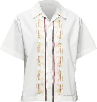 Marni Maria Magdalena Suarez cotton tiger print shirt