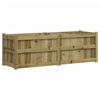 vidaXL Jardinera De Madera De Pino Impregnada 150x50x50cm Vidaxl