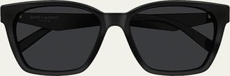 Saint Laurent 57mm Acetate Square Sunglasses