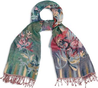 Saachi Saachi Rosy Reversible Wool-Blend Scarf