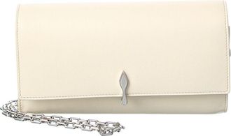 Christian Louboutin Bettina Leather Wallet With Chain